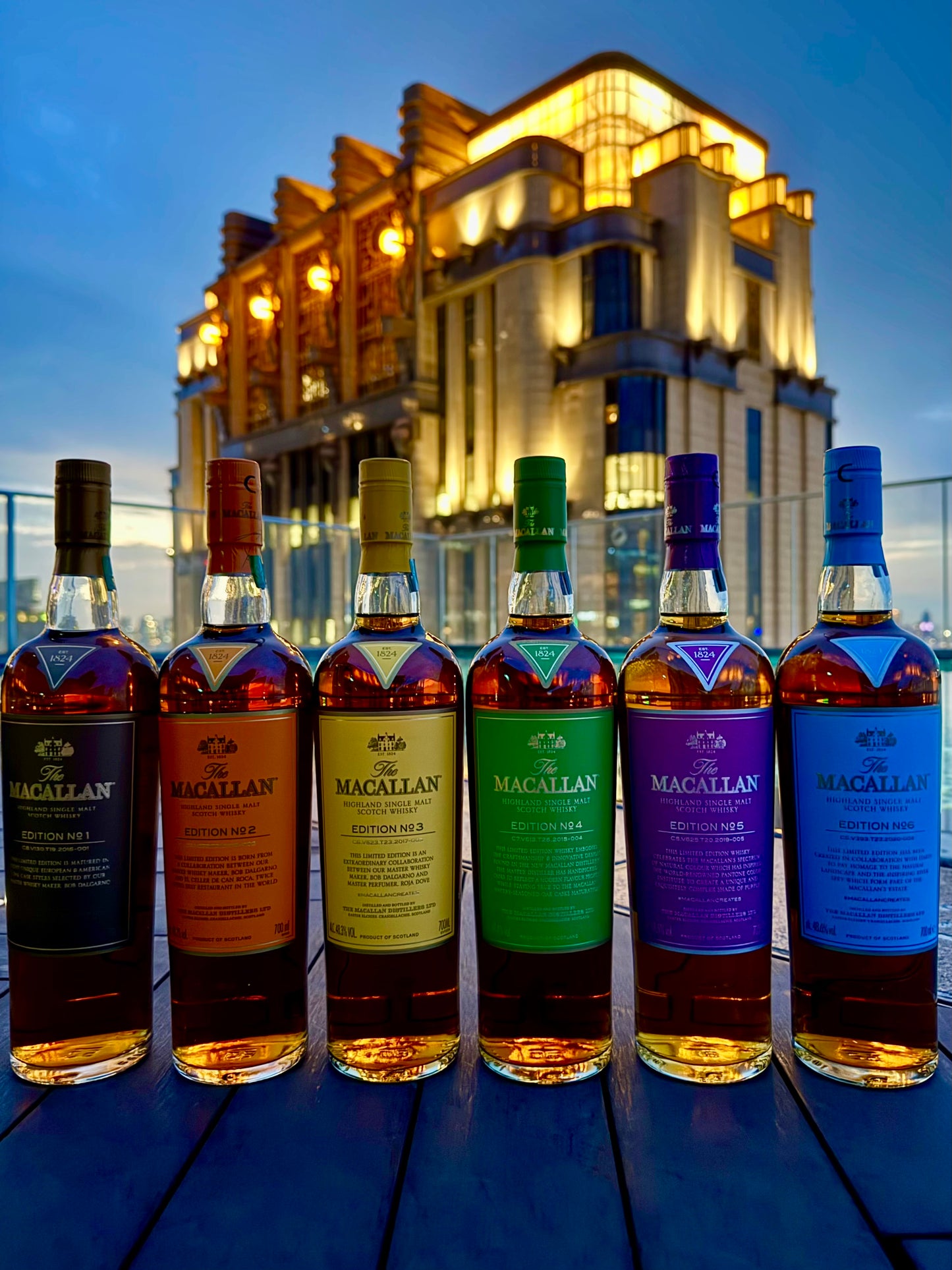The Macallan Edition Series No.1–No.6