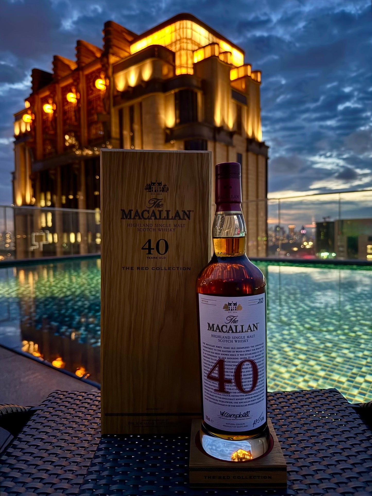 Macallan Red Collection 40 Years Old