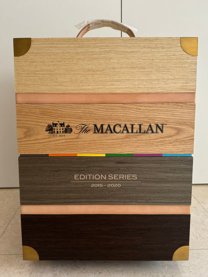 Macallan Edition Trunk with bottles no.1 - no.6